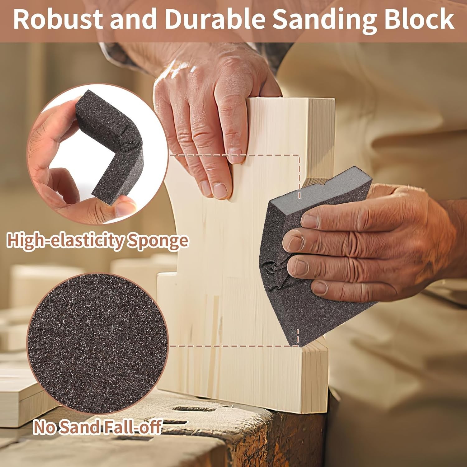 Ultimate Sanding Sponge Pack: Reusable Blocks 60-220 Grit for Perfect Finishes