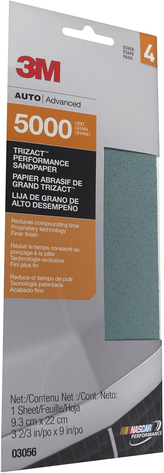 3M (3056) Trizact 3-2/3″ X 9″ 5000 Grit Performance Sandpaper