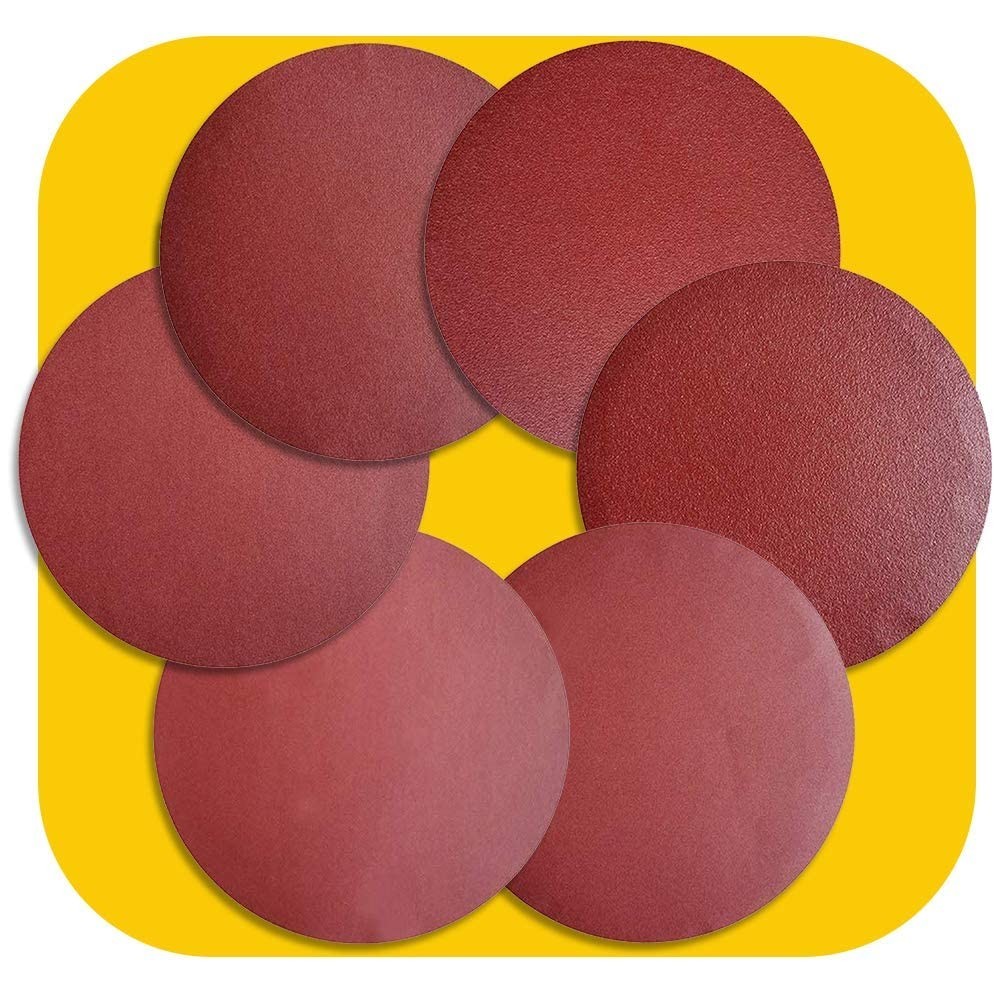 30 PCS 8 Inch NO-Hole PSA Aluminum Oxide Sanding Disc, Self Stick5 Each of 60…