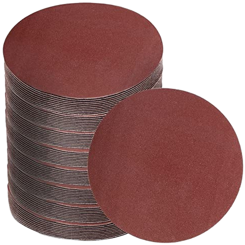 80PCS 8 Inch 200mm Flocking Sandpaper Discs Assortment Kit P60 P120 P240 P800