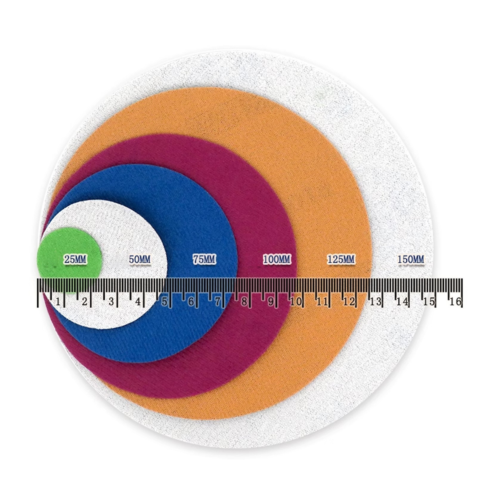 180mm 7 inch Wet and Dry Sanding Discs Sandpaper Pads Hook & Loop Grit 60-10000