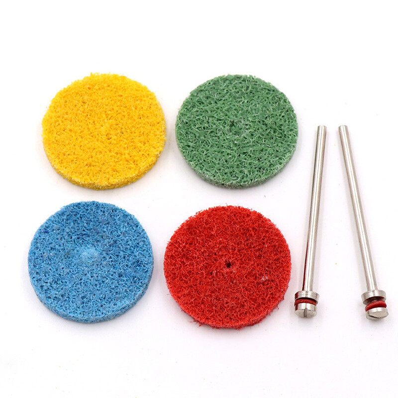 T-shaped Nylon Fiber Grinding Head Polishing Buffing Abrasive Disc 150-600 Grit