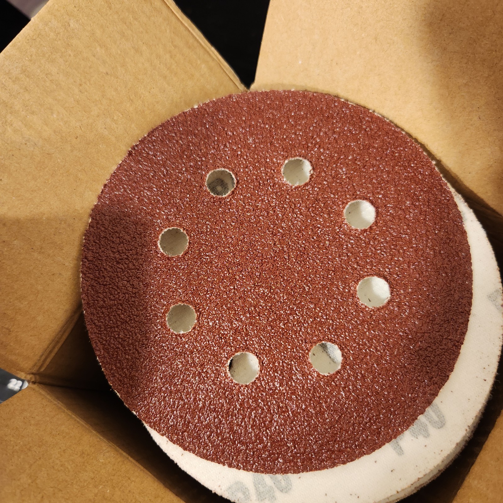 100pc Random Orbital Sander Hook and Loop Sanding Paper, 5-inch Discs, All Grits