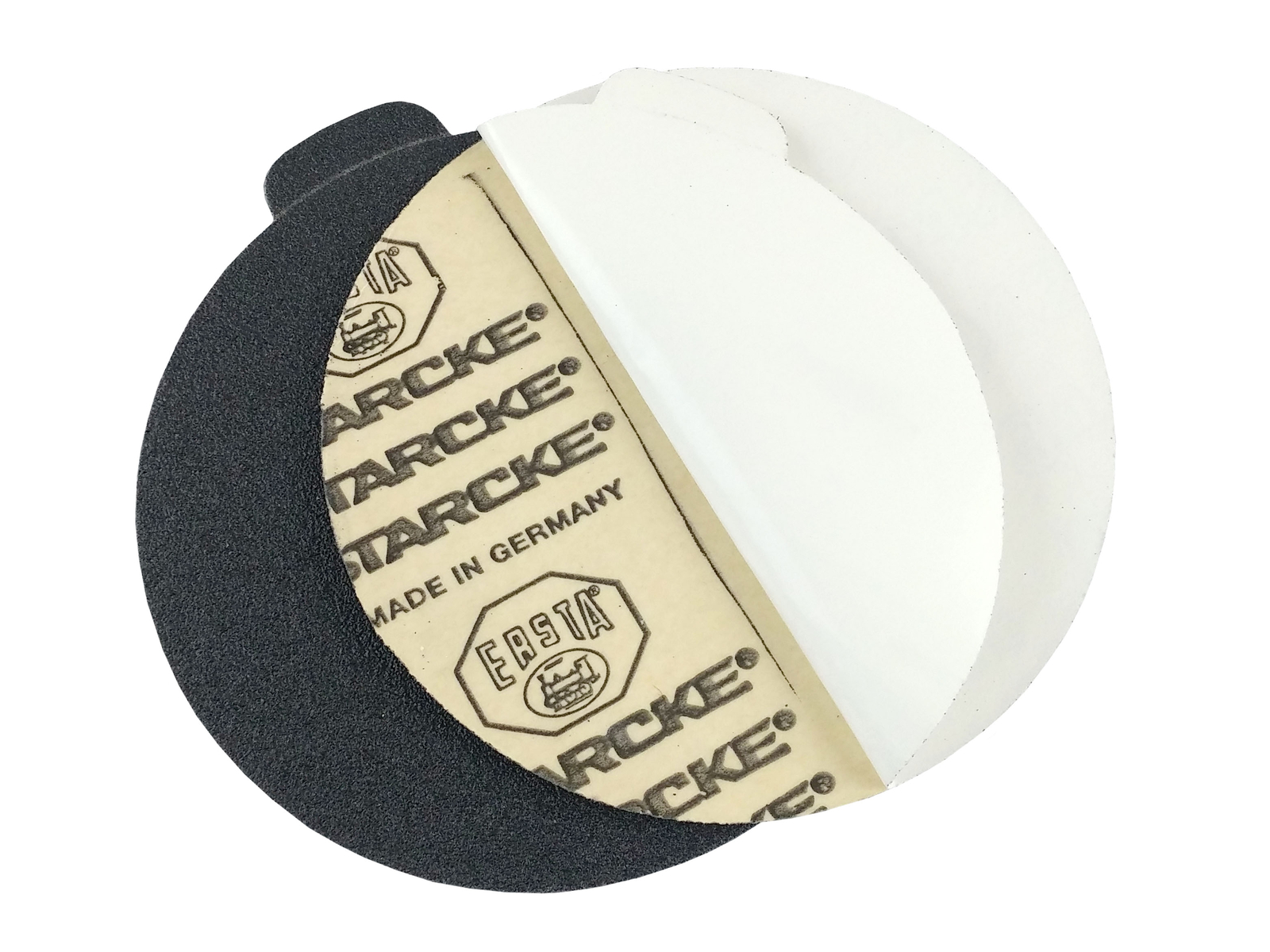 5″ Black Heavy Duty Adhesive PSA Tab Sanding Discs