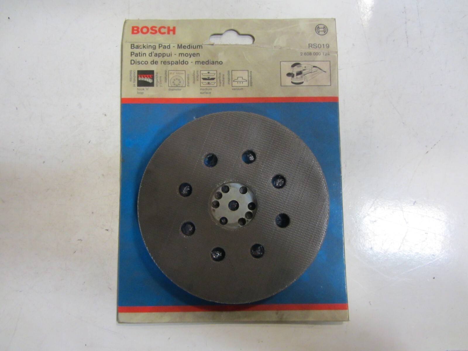 Bosch no. 2-608-000-124, NOS, Backing Pad.