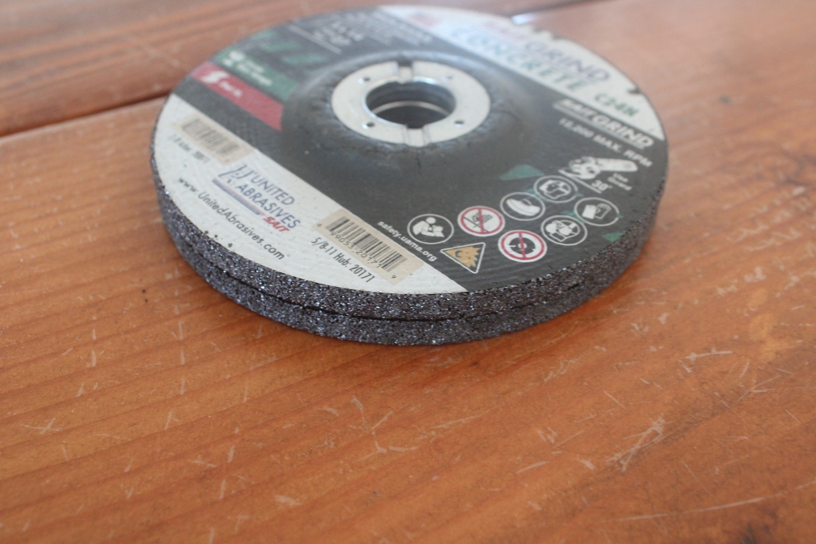 Box 25 Concrete Steel Grind SAIT Type 27 Masonry Wheels 5″x 1/4″x 7/8 C24N 20071