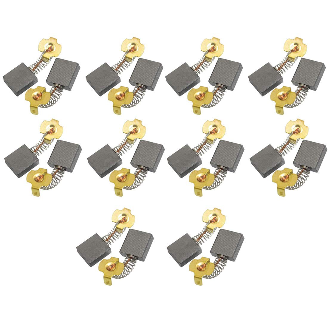 Rannb Carbon Brushes Replacement for Electric Motors 18mm x 18*17*7mm, gray