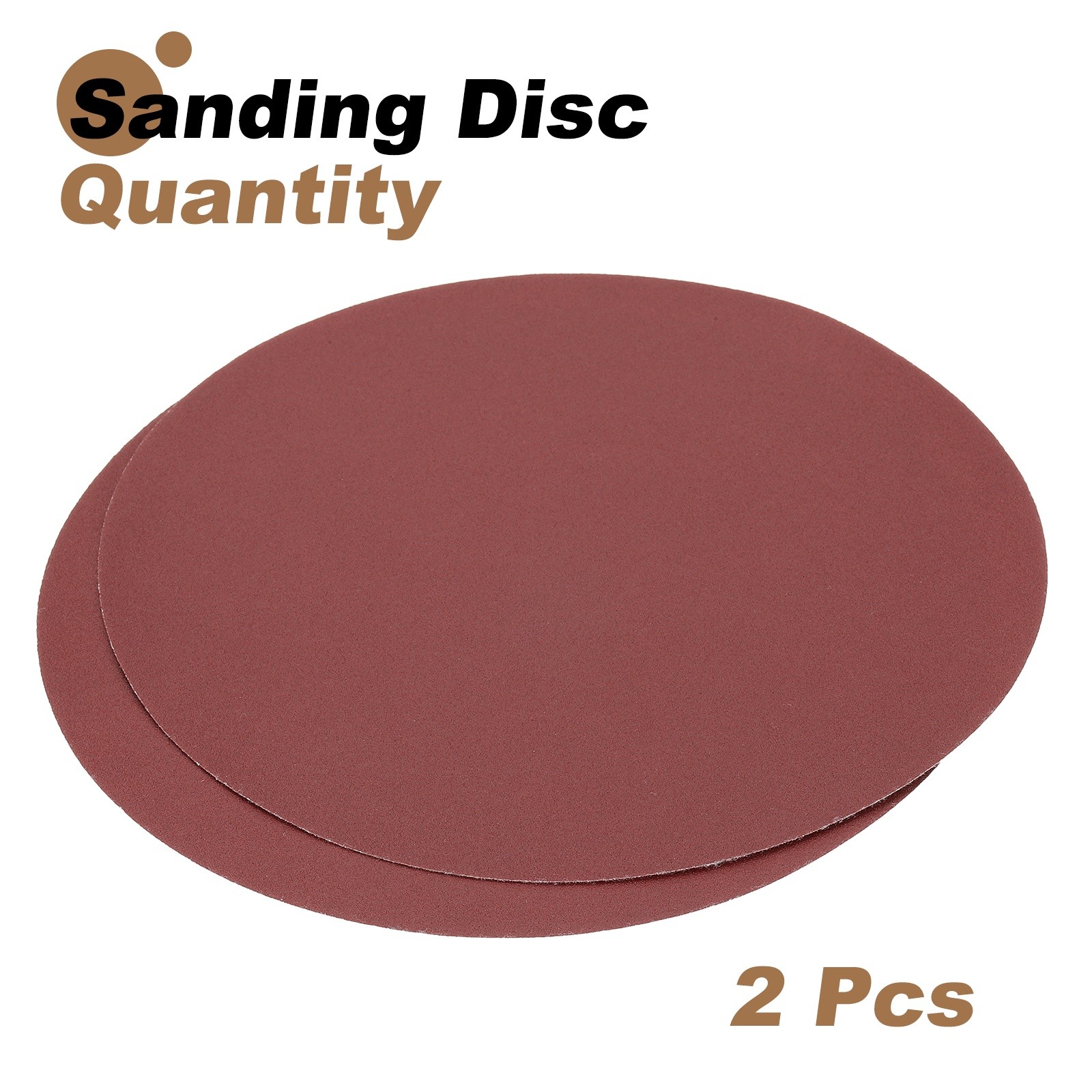 2pcs 10″ Hook and Loop Sanding Discs 150 Grits Aluminum Oxide Sandpapers
