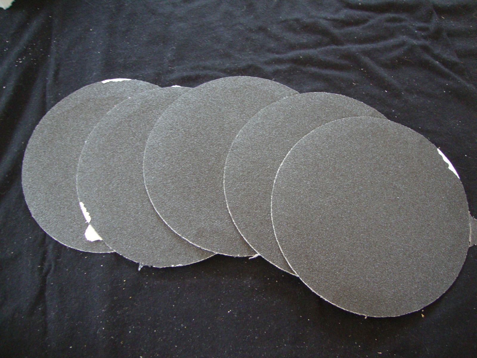 5″ Inch 5 Sandpaper Disks P320 Grit Peel and Stick Adhesive Abrasive Sand Paper