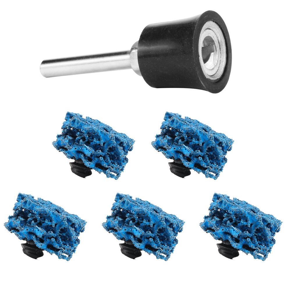 Roll Strip Clean Discs Paint Rust Removal Abrasive 1 Inch Tool Silicon Carbide