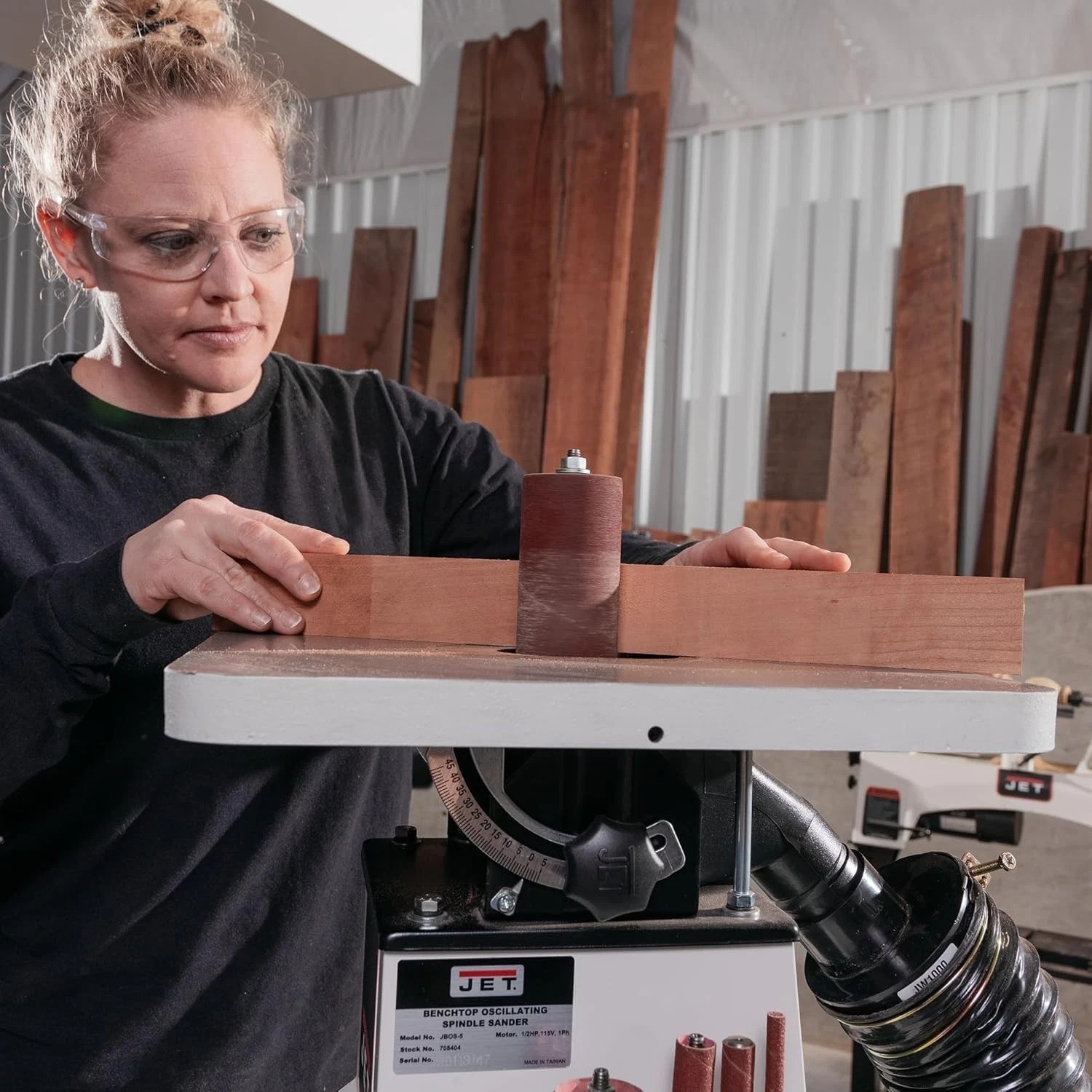 1″ x 9″ Sanding Sleeves, 100 Grit.