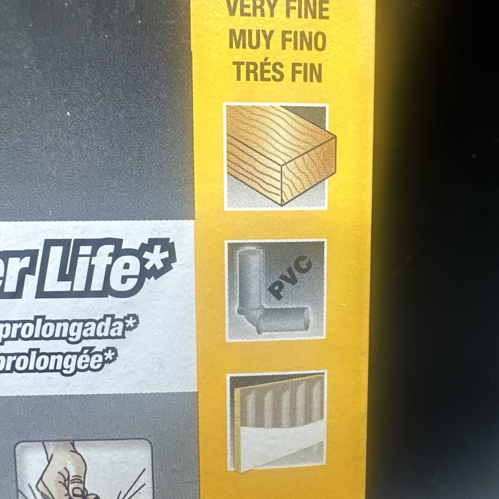 Dewalt Mesh Sandpaper, 4-1/2 in W, 5-1/2 in L, 220 Grit, Very Fine {Wall 2}