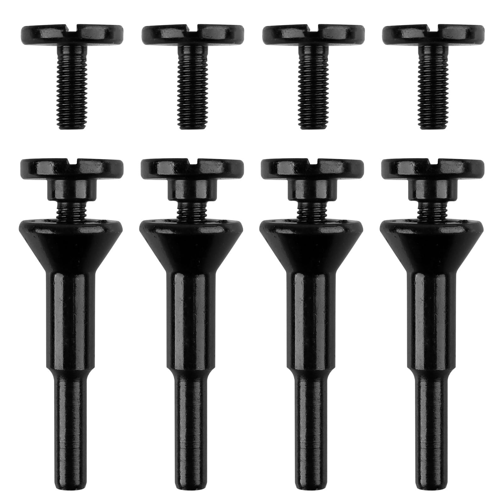 AOKLIT Cut Off Wheel Mounting Mandrel Holder 3/8″ & 1/4″ & 1/4″, Black