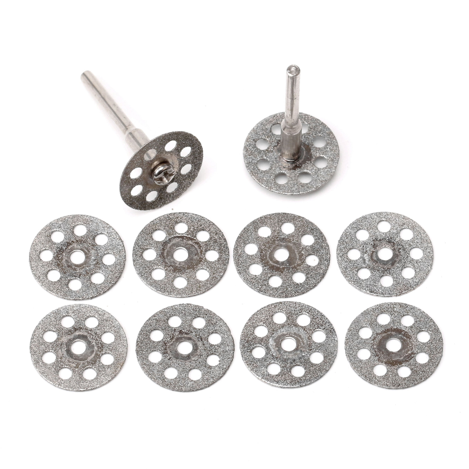 10Pcs 20mm 3/4″ inch Diamond Cutting Wheel Rotary Blades Cut-off Disc Shank 1/8″