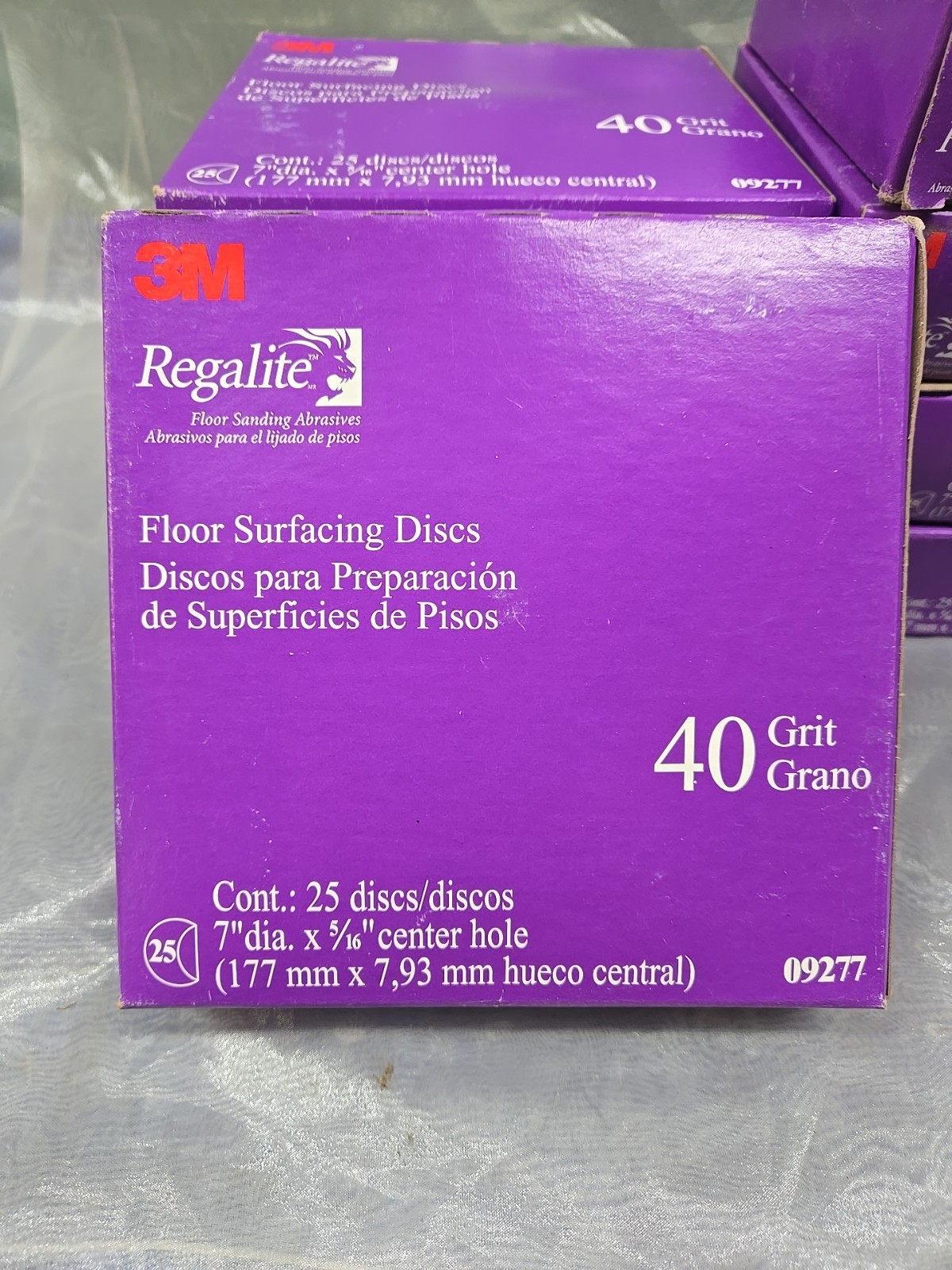 3M Regalite 7in Floor Surfacing Discs 40 Grit