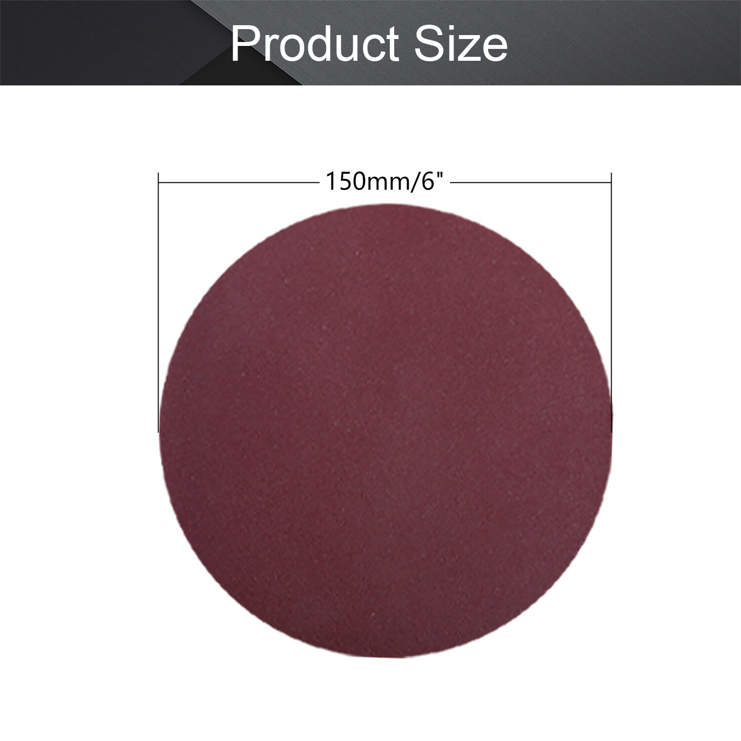 Flocking Adhesive Sanding Disc 150mm 60-2000 Grit Sandpaper 6 inch Sander Lot