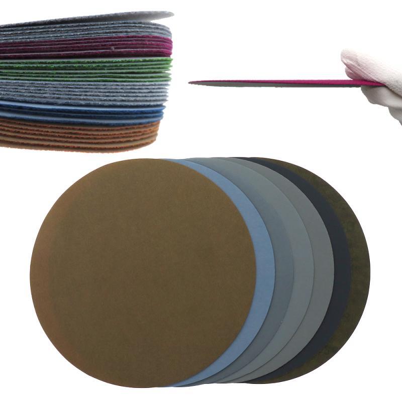 1″-8″ Sanding Discs 25mm-200mm Water Sandpaper Hook ＆ Loop Pads 1500-10000 Grit