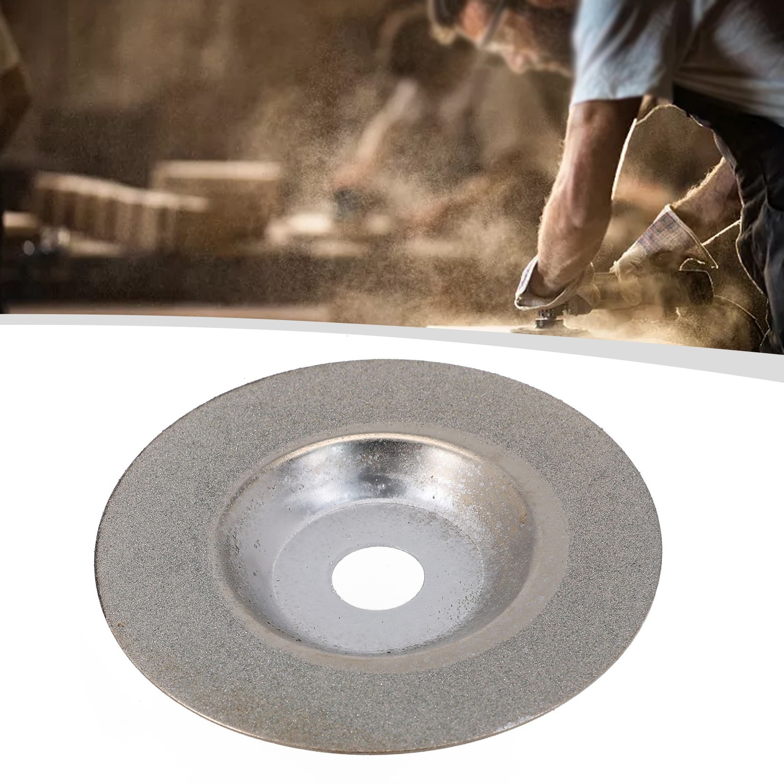 4?? 100mm Coated Grinding Disc 60Grit For Grinder Coarse Portable Newest Useful