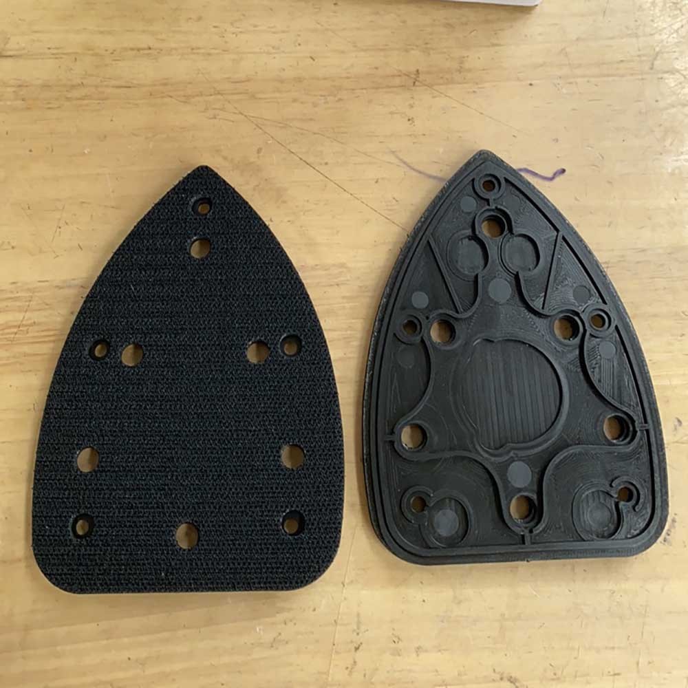 2x Mouse Pad Replace Fits Ryobi Corner Cat Sander 039065005001 Backing Platen A