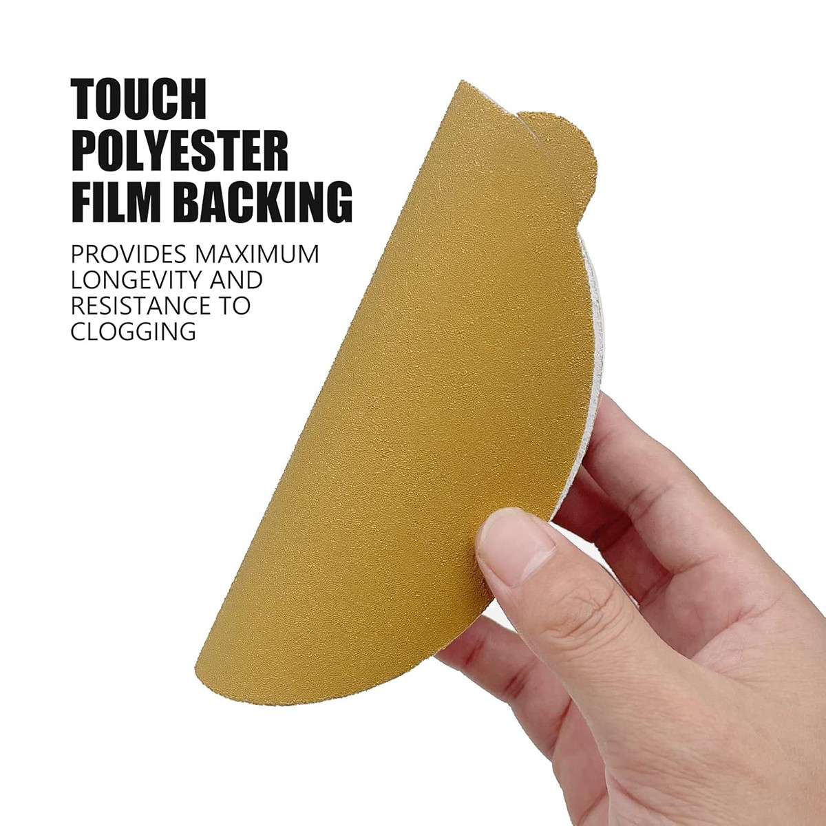 6 inch PSA Sanding Disc Sandpaper 50/Roll Adhesive Sticky Back 40Grit Sand Paper