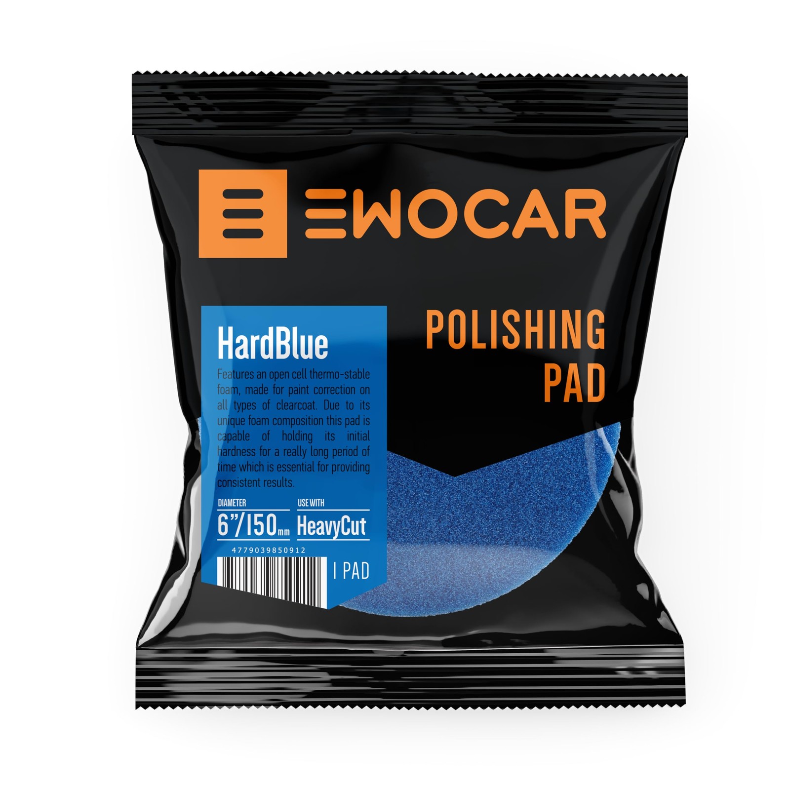 Hard Blue 6 inch Polishing Pad – Professional Cutting pad 5.91 inch,