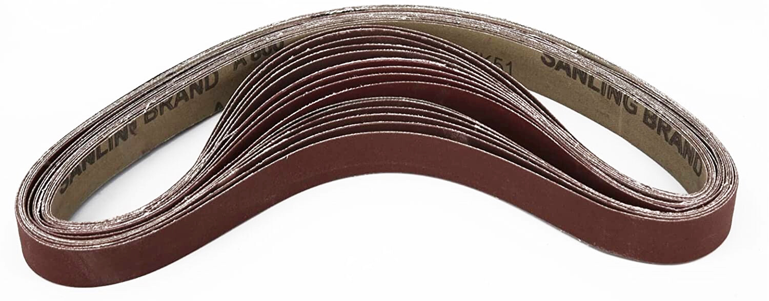 15PCS 1×30 inch Sanding Belt 600 800 1000 Grit Sander Belt Polishing Sandpaper