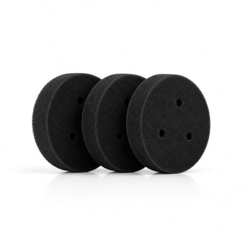 Classic Motoring 3″ Finishing Foam Pads (3-Pack) | Classic 3 Inch Black