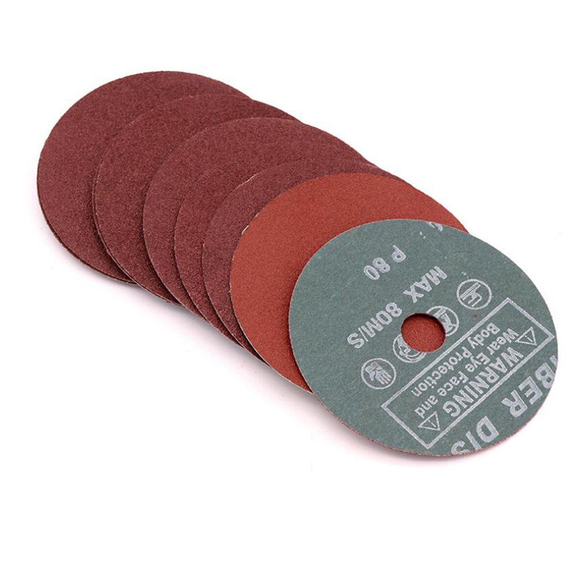 100mm 125mm Sanding Discs 4″/ 5″ Steel Paper Grinding Polishing Pad Grit 36-120#