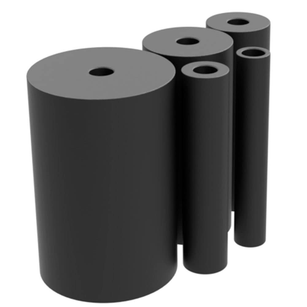 4.5 Inch Sanding Rubber Drum Kit Contains 3/2/1.5/1/0.75 Inch Drums 5 PCS