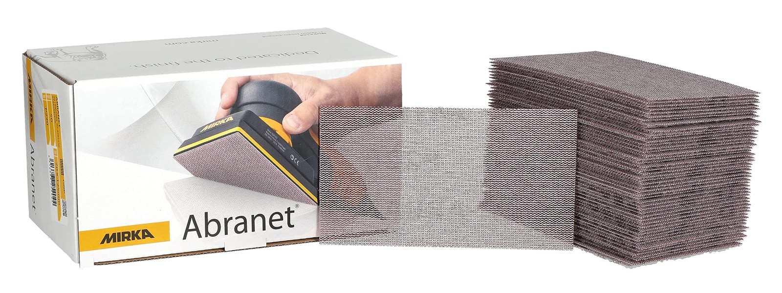 Mirka 9A-149-080 2-3/4 x 5-Inch 80 Grit Mesh Abrasive Dust Free Sanding Sheets,
