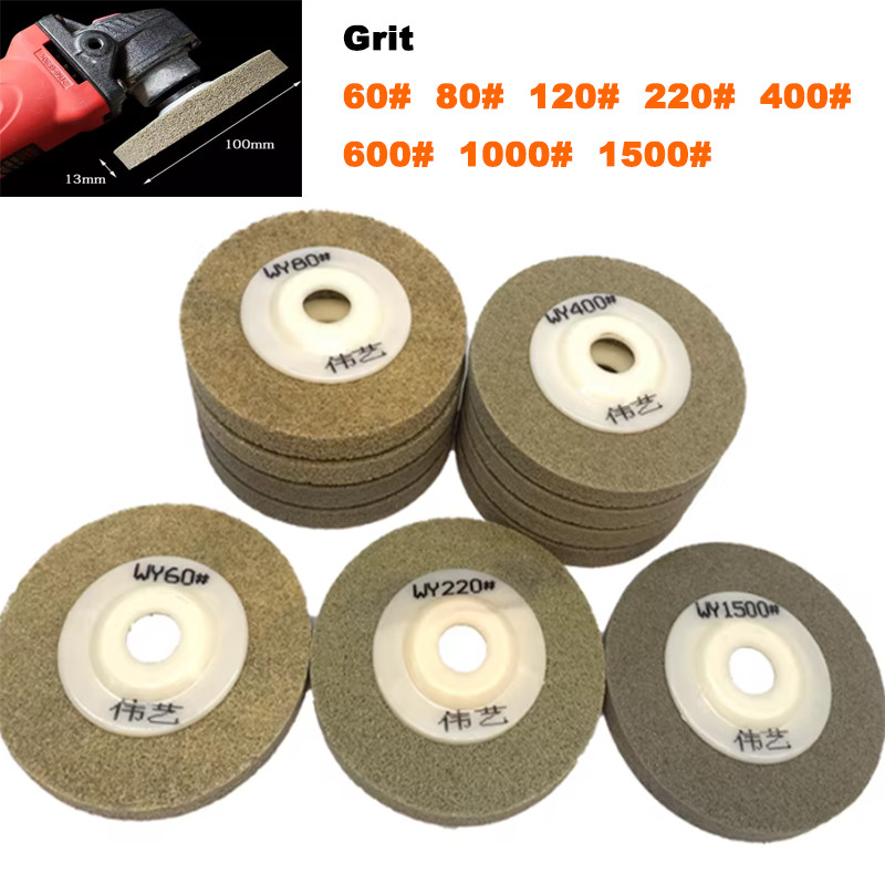 4″ 100mm Nylon Resin Buffing Abrasive Wheel Polishing Disc Pad for Angle Grinder