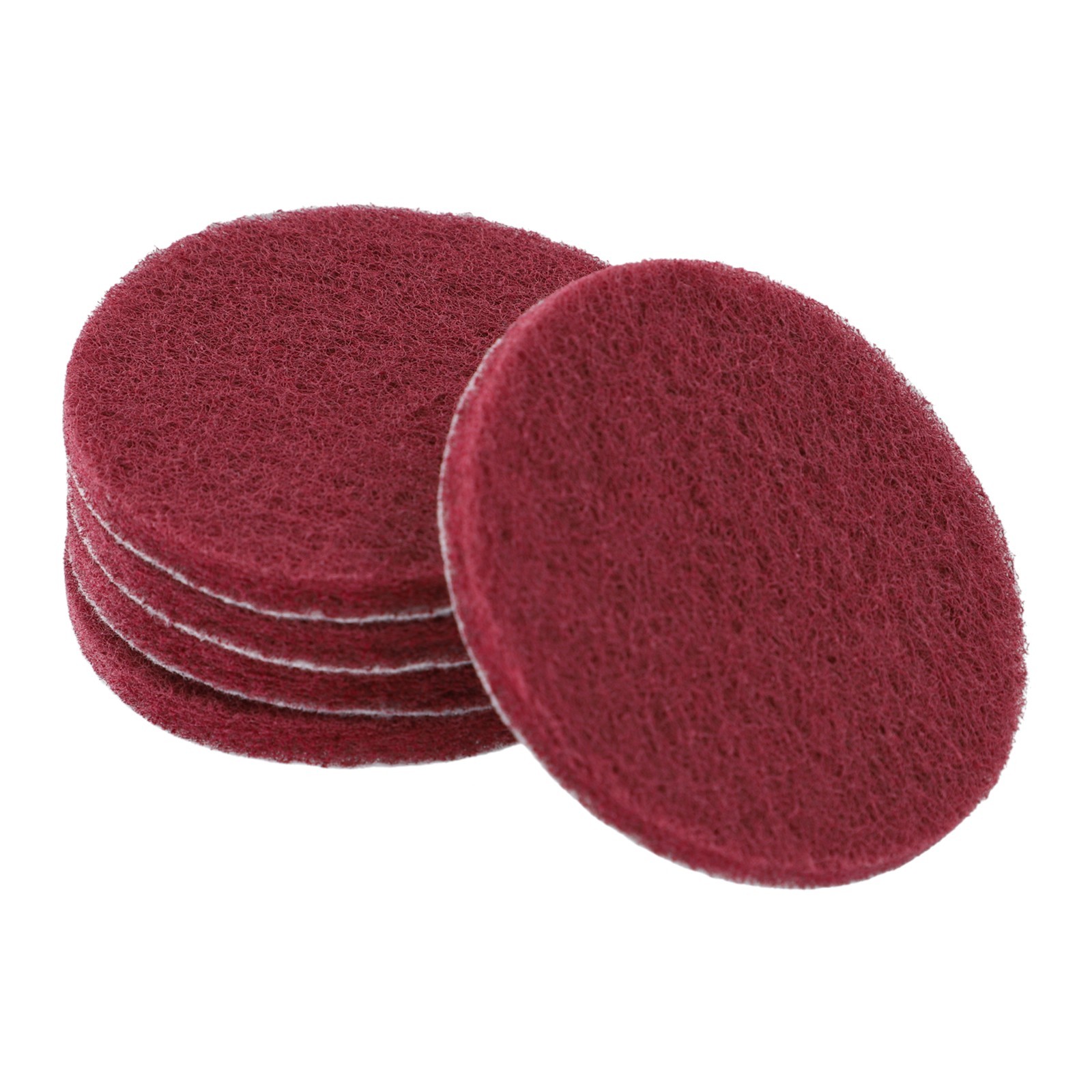 Nylon Industrial Scouring Pad Cleaning Cloth Scrub Polishing Pad 4Inch 5Pieces