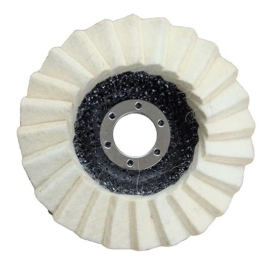 115MM Wool Felt Flap Disc Metal working Polishing Buffing Wheel For Grinder