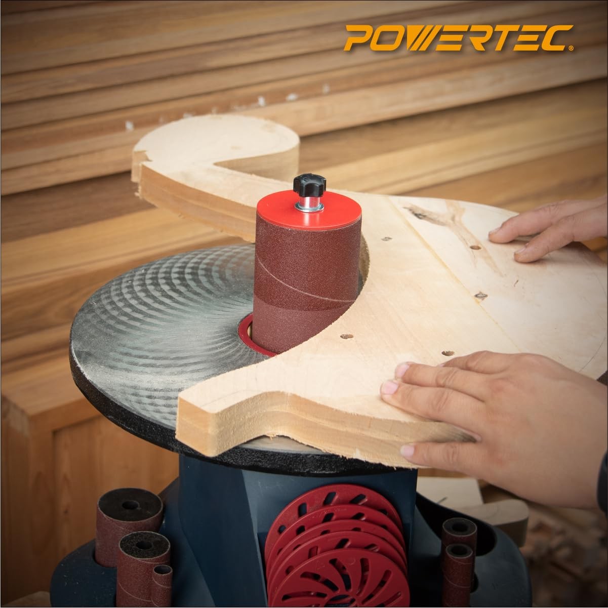 OS1000004 Oscillating Sander Rubber Drum 5-Piece Set for Drill or Drill Press w/