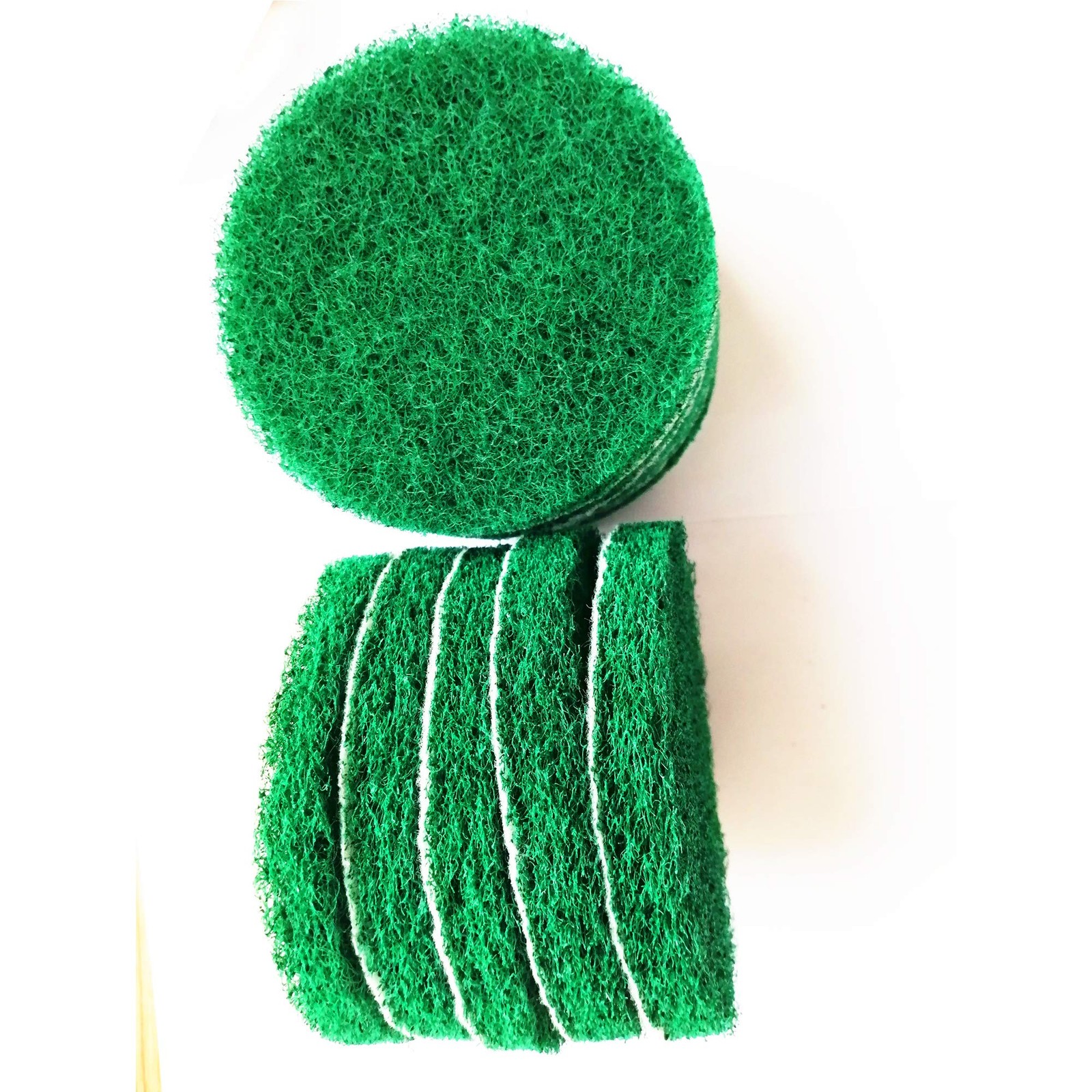 20 Pieces Scrub Pads Drill Power Brush Tile Scrubber 4 Inch, Red Green