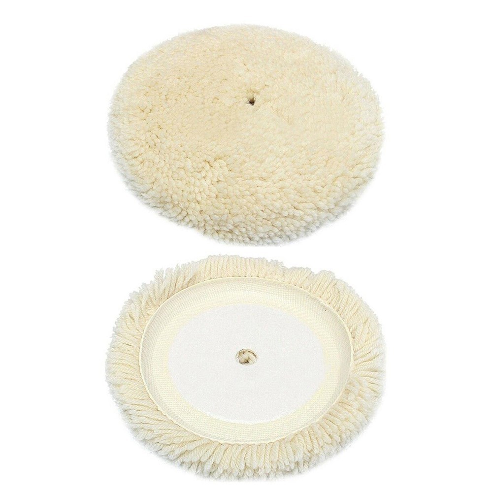 7 180mm Wool Polishing Buffing Bonnet Buffer Pad For Car Polisher Cleaning Set
