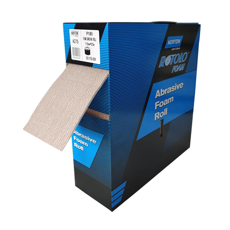 NORTON Sponge Sandpaper Roll 200 Sheets/BOX For Polishing Car Sheet Metal Spray