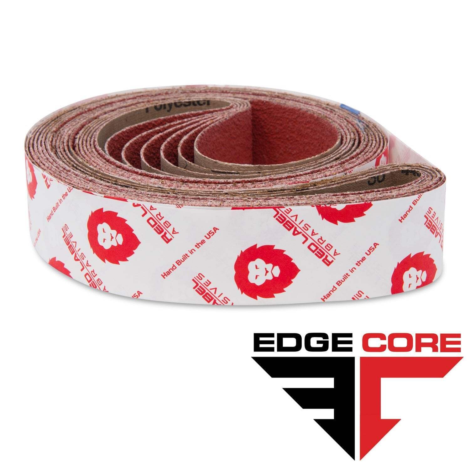 Ceramic Metal Grinder Belt 2 X 48 Inch 24-120 Grit EdgeCore Sander Belt 6 Pack