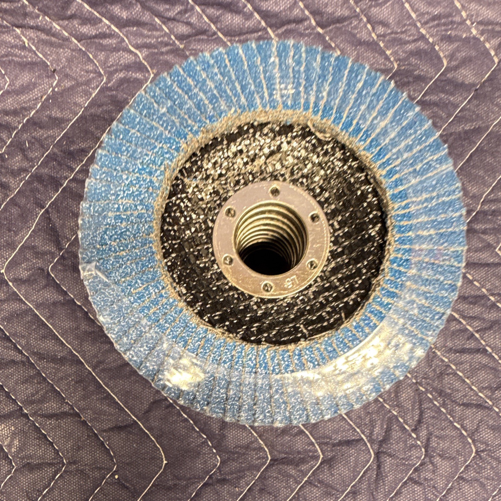 LOT OF 10- Blue Zirconia 4-1/2″ 60 Grit Flap Grinding Sanding Wheels Discs