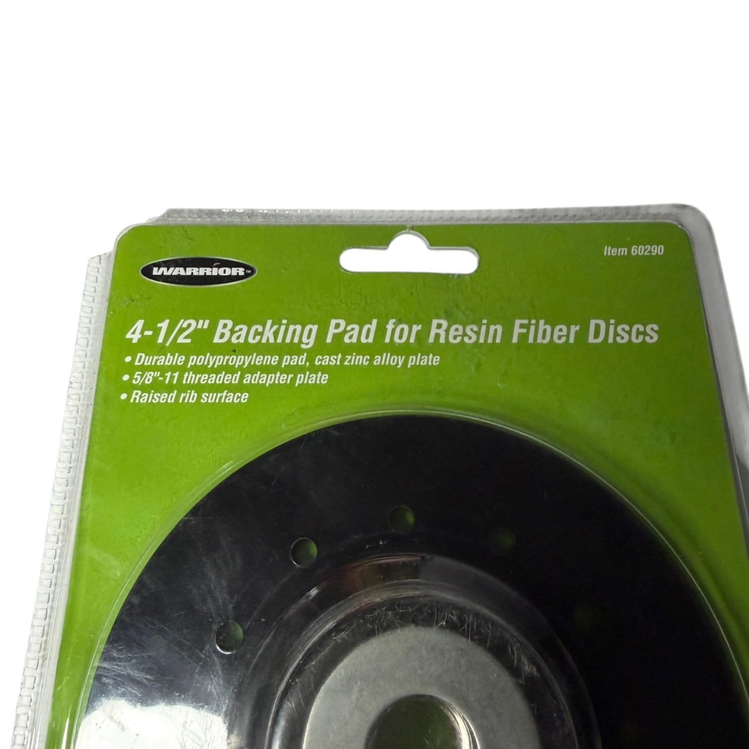 Warrior 4-1/2″ Resin Fiber Sanding Discs 36 Grit Pack of 5 Aluminum Oxide Item 6