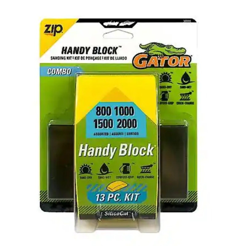 Gator Finishing Products Handy Block Sanding Kit WD 800-1000-1500-2000