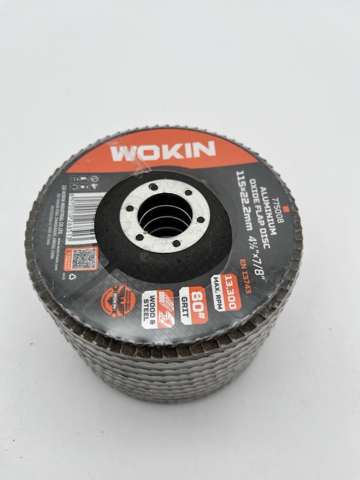 10 PACK 4.5 Inch Flap Disc 4-1/2″ 80 Grit Angle Grinder Sanding Grinding Wheel