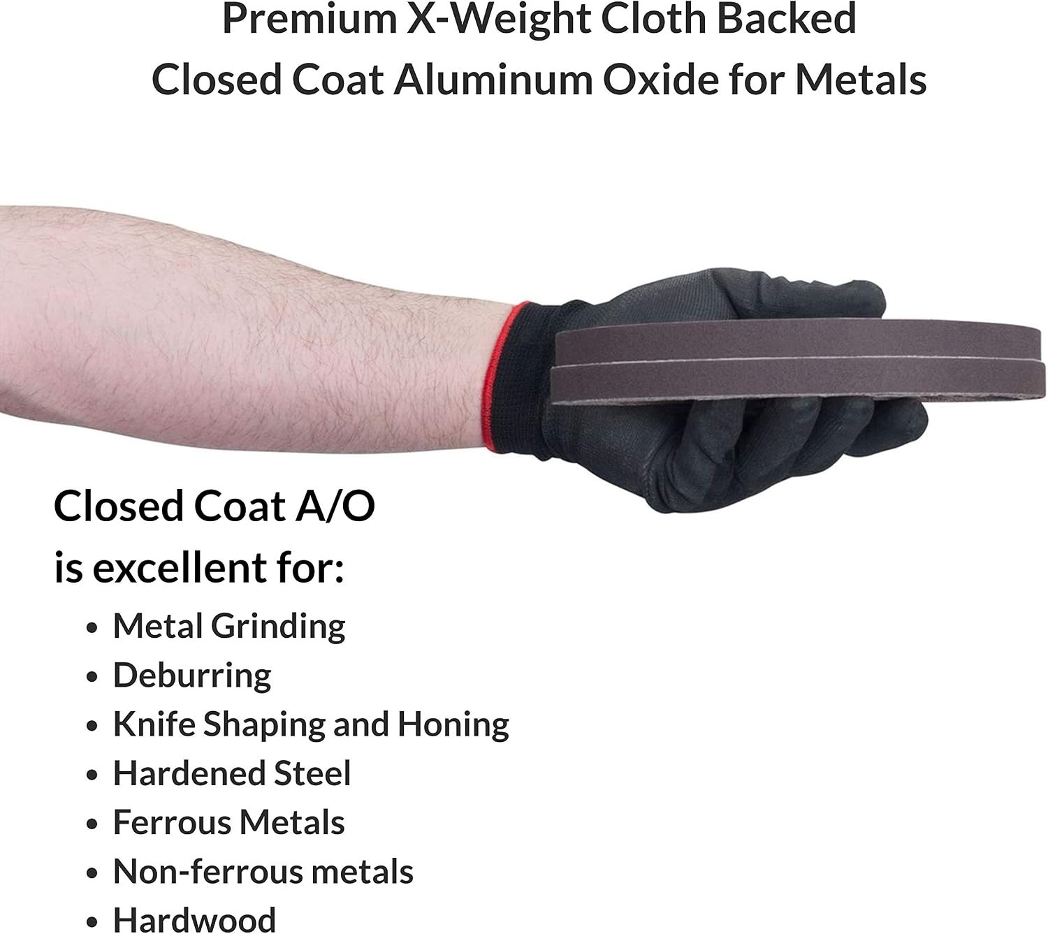 Versatile 1/2 X 12 Inch Sanding Belts – 20 Pack for Metal Grinding Applications