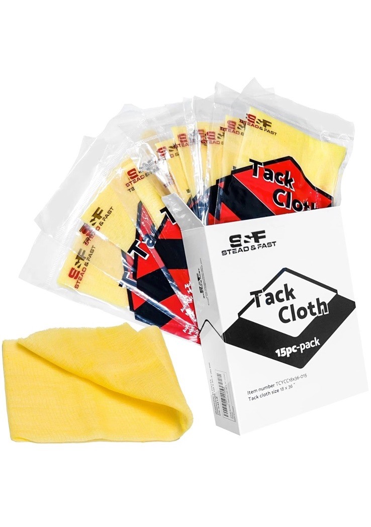 Tack Cloth for Painting,15-Pc Premium Tack Cloths Removing Dust from Woodworking