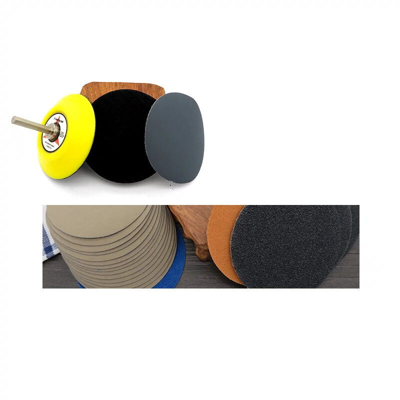 3″ (75mm) Wet And Dry Sanding Discs Flocking Round Sandpaper Pads 60-10000 Grit