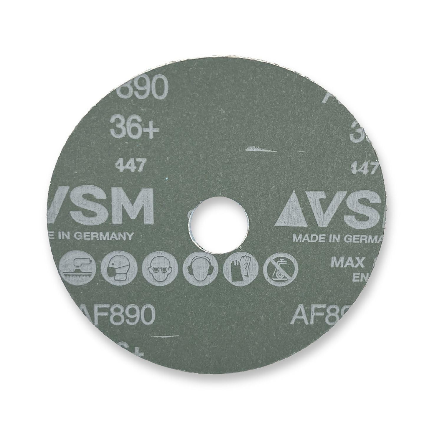 VSM 25-Pack – 4-1/2 inch 36 Grit (Coarse) – Actirox Resin Fiber Disc with Top…