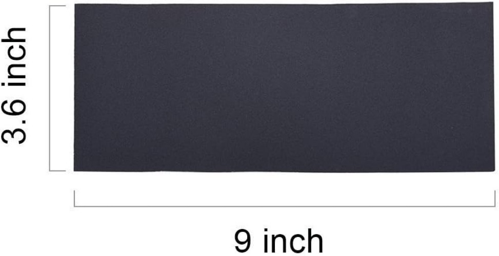 12-Pack Assorted Grit Waterproof Sandpaper Sheets for Wood Finishing – 9×3.6 …
