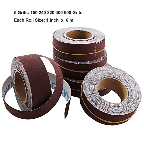Emery Cloth Roll Sand Paper Set Boxed Multi-Roll 150 240 320 400 600 Grit Sand