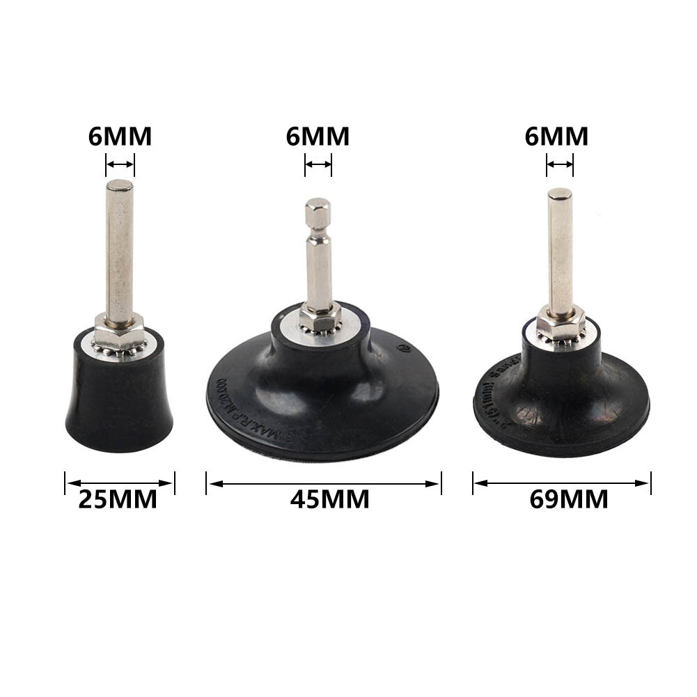 1″ 2″ 3″ Sanding Disc R Type Roll Lock Rotary Pad Holder 1/4″ Shank Die Grinder