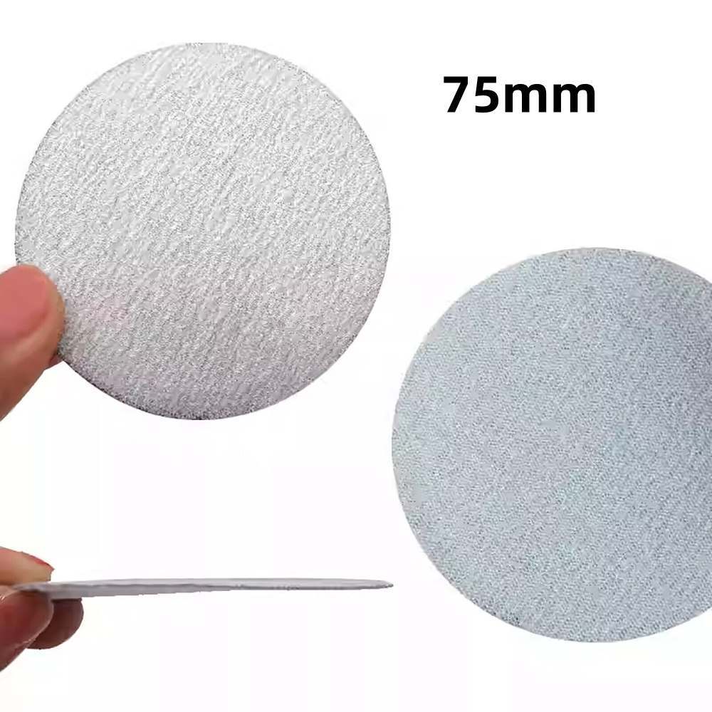 75mm 3 inch Sanding Discs Hook and Loop PadsGrit Dry Abrasive Sandpaper 60-1000